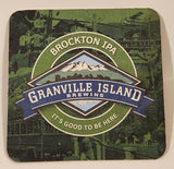 Granville Island Brewing Brockton IPA It's Good To Be Here Paper Beverage Drink Coaster