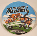 Charter Bus Lines Take The Coach To The Game Paper Beverage Drink Coaster