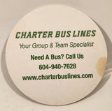 Charter Bus Lines Take The Coach To The Game Paper Beverage Drink Coaster