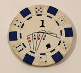 $1 Coin White Token Poker Chip