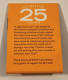 BC Children's Hospital Foundation Jeans Day 2015 Henrik Sedin Ryan Miller Daniel Sedin Tear Away Sports Cards Promo