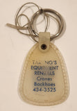 Tarling's Equipment Rentals Cranes Backhoes Service with a Smile Keychain