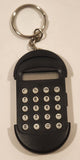 Black Calculator Plastic Keychain