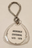 Vintage Archibald Historical Museum La Riviere, Manitoba 1879 - 1979 Centennial Plastic Keychain
