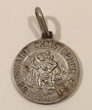 MJI Saint Christopher Protect Us .925 Sterling Silver Pendant Italy