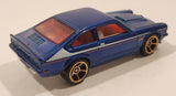 2010 Hot Wheels Faster Than Ever Custom V-8 Vega Blue Die Cast Toy Muscle Car Vehicle