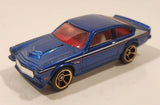 2010 Hot Wheels Faster Than Ever Custom V-8 Vega Blue Die Cast Toy Muscle Car Vehicle