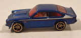 2010 Hot Wheels Faster Than Ever Custom V-8 Vega Blue Die Cast Toy Muscle Car Vehicle