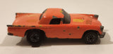1987 Hot Wheels Color Racers '57 T-Bird 1957 Ford Thunder Bird Pink Peach Orange Die Cast Toy Car Vehicle