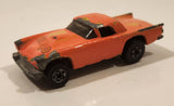 1987 Hot Wheels Color Racers '57 T-Bird 1957 Ford Thunder Bird Pink Peach Orange Die Cast Toy Car Vehicle