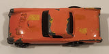 1987 Hot Wheels Color Racers '57 T-Bird 1957 Ford Thunder Bird Pink Peach Orange Die Cast Toy Car Vehicle