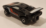 Vintage 1980 Kidco Key Cars Lamborghini Countach Black Die Cast Toy Car Vehicle Made in Macao