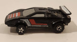 Vintage 1980 Kidco Key Cars Lamborghini Countach Black Die Cast Toy Car Vehicle Made in Macao
