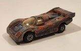 MC Toy Porsche 956 Brown and Green Die Cast Toy Car Vehicle Made in China