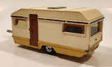 Vintage 1978 Lesney Matchbox Super Kings K-69 Europa Caravan Camper Trailer Cream White Die Cast Toy Car Vehicle