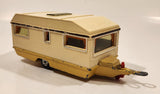 Vintage 1978 Lesney Matchbox Super Kings K-69 Europa Caravan Camper Trailer Cream White Die Cast Toy Car Vehicle