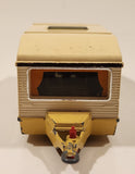 Vintage 1978 Lesney Matchbox Super Kings K-69 Europa Caravan Camper Trailer Cream White Die Cast Toy Car Vehicle