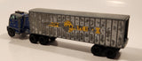 Vintage Lesney Matchbox Major Pack M-9 Inter-State Double Freighter Cooper Jarrett International Hendrickson Tractor Blue and Grey Die Cast Toy Racing Car Vehicle