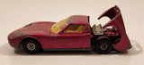 Vintage 1978 Lesney Matchbox Speed Kings K-24 Lamborghini Miura Pink Die Cast Toy Car Vehicle
