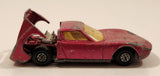 Vintage 1978 Lesney Matchbox Speed Kings K-24 Lamborghini Miura Pink Die Cast Toy Car Vehicle