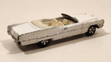 Vintage 1981 Warner Bro. ERTL Dukes of Hazzard Boss Hogg Cadillac Convertible White Die Cast Toy Car Vehicle