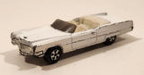 Vintage 1981 Warner Bro. ERTL Dukes of Hazzard Boss Hogg Cadillac Convertible White Die Cast Toy Car Vehicle