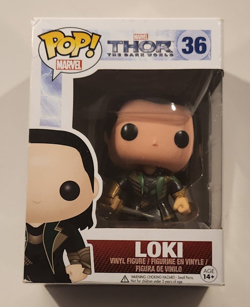 Funko Pop! Marvel Thor The Dark World #36 Loki 4" Tall Vinyl Toy Figure New in Box