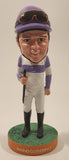 2012 Hastings Bred For Excitement Mario Gutierrez Equestrian Horse Racing 7 1/4" Tall Resin Bobblehead Figure New in Box Signed