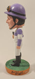 2012 Hastings Bred For Excitement Mario Gutierrez Equestrian Horse Racing 7 1/4" Tall Resin Bobblehead Figure New in Box Signed