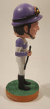 2012 Hastings Bred For Excitement Mario Gutierrez Equestrian Horse Racing 7 1/4" Tall Resin Bobblehead Figure New in Box Signed