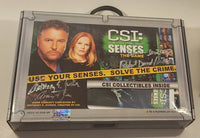 2006 CBS CSI Crime Scene Investigation Senses The Game In Briefcase Box Signed By Cast