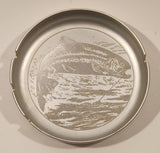 Vintage Hooked Fish Jumping Aluminum Metal Cigarette Ashtray