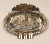 Vintage Lions Gate Bridge Vancouver BC Metal Cigarette Ashtray