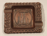 Vintage World Trade Center New York City Copper Metal Cigarette Ashtray