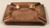 Vintage Native Aboriginal Totem Pole Engraved Copper Metal Cigarette Ashtray