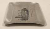Vintage Steamboat Natchez New Orleans Aluminum Metal Cigarette Ashtray