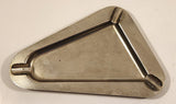 Vintage Obtuse Triangle Three Slot Silver Plated Cigarette Ashtray