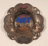 Vintage Las Vegas Copper Metal Cigarette Ashtray