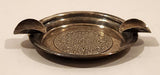 Vintage Mexican Mayan Calendar Two Slot .925 Sterling Silver Metal Cigarette Ashtray