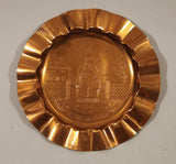 Vintage "A Welsh Lady" Copper Metal Cigarette Ashtray