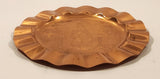 Vintage "A Welsh Lady" Copper Metal Cigarette Ashtray