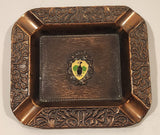 Vintage Jasper Alberta Copper Metal Cigarette Ashtray