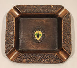 Vintage Jasper Alberta Copper Metal Cigarette Ashtray