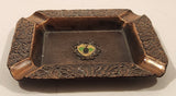 Vintage Jasper Alberta Copper Metal Cigarette Ashtray