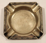 Vintage LLtd Four Slot EPNS Metal Cigarette Ashtray Made in England