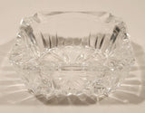 Vintage Cristal D'arques French 3 7/8" Crystal Glass Cigarette Ashtray