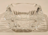 Vintage Cristal D'arques French 3 7/8" Crystal Glass Cigarette Ashtray