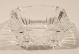Vintage Cristal D'arques French 3 7/8" Crystal Glass Cigarette Ashtray
