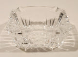 Vintage Cristal D'arques French 3 7/8" Crystal Glass Cigarette Ashtray