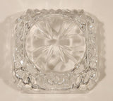 Vintage Cristal D'arques French 3 7/8" Crystal Glass Cigarette Ashtray